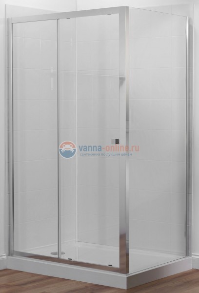 Душевая дверь в нишу Jacob Delafon Serenity 100 x 190 см, прозрачное стекло, хром E14C100-GA Душевая дверь в нишу Jacob Delafon Serenity 100 x 190 см, прозрачное стекло, хром E14C100-GA