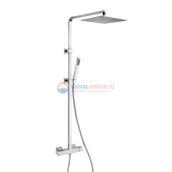 Душевая система Paini Dax 300x300 с термостатом
