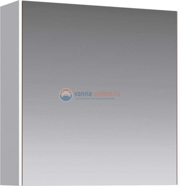 Зеркальный шкаф Aqwella Mobi 60 см, бетон светлый