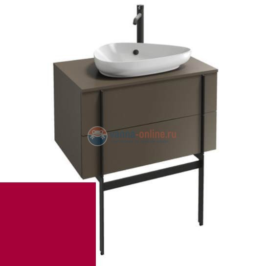 Тумба под раковину Jacob Delafon Nouvelle Vague 80 EB3039-275, малина сатин