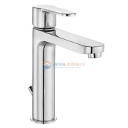 Смеситель E.C.A Nita 102188049EX для раковины с удлиненным корпусом и донным клапаном Смеситель E.C.A Nita 102188049EX для раковины с удлиненным корпусом и донным клапаном