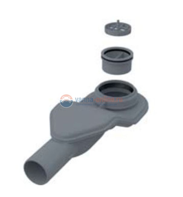 Cифон экстра низкий Alcaplast APZ-S6 DN40 и комплект регулируемых ног