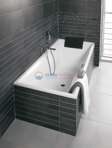 Квариловая ванна Villeroy&Boch Squaro Edge 12 170x75 Duo UBQ170SQE2DV-01, Quaryl® Квариловая ванна Villeroy&Boch Squaro Edge 12 170x75 Duo UBQ170SQE2DV-01, Quaryl®