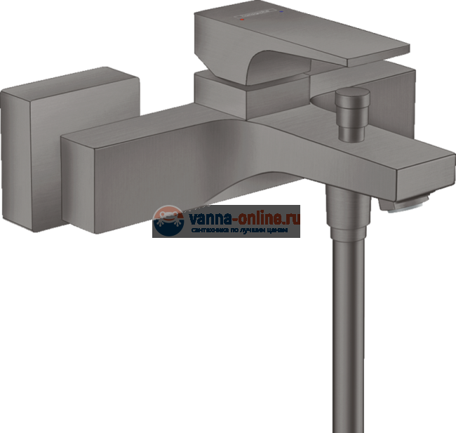 Смеситель Hansgrohe Metropol 32540340 для ванны, черный хром