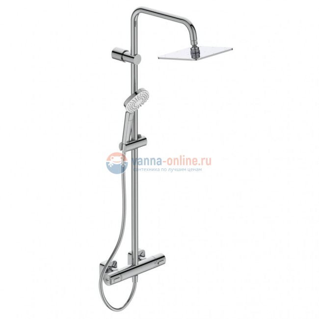 Душевая система с термостатическим смесителем Ideal Standard IDEALRAIN CUBE EVO A6985AA