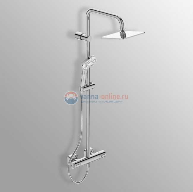 Душевая система с термостатическим смесителем Ideal Standard IDEALRAIN CUBE EVO A6985AA
