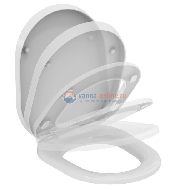Сидение и крышка для унитаза Ideal Standard TONIC K706101 Сидение и крышка для унитаза Ideal Standard TONIC K706101