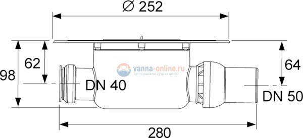 Душевой трап TECE TECEdrainpoint S KDP-S120 с сифоном в комплекте Душевой трап TECE TECEdrainpoint S KDP-S120 с сифоном в комплекте