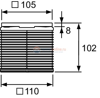 Душевой трап TECE TECEdrainpoint S KDP-S120 с сифоном в комплекте Душевой трап TECE TECEdrainpoint S KDP-S120 с сифоном в комплекте