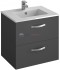 Тумба под раковину Jacob Delafon Ola EB390RU-N14 под раковину, 59,8 х 45 х 56 см, серый антрацит
