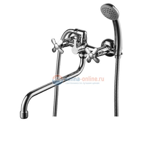 Смеситель Lemark Partner LM6541C универсальный для ванны и душа с поворотным изливом 300 мм Смеситель Lemark Partner LM6541C универсальный для ванны и душа с поворотным изливом 300 мм