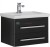 Тумба под раковину Aquanet Сиена 60 подвесная, 2 ящика, черный, 00189235  (189235)