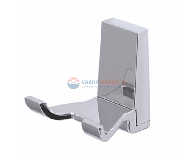 Крючок двойной WasserKRAFT Lopau K-6023D, хром Крючок двойной WasserKRAFT Lopau K-6023D, хром