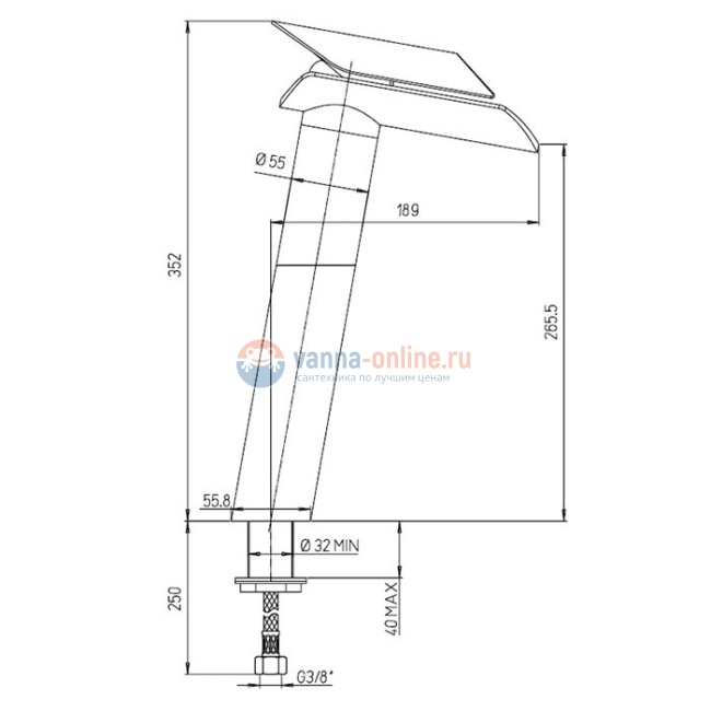 Смеситель для кухни Paini Morgana, никель