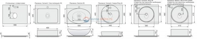 Столешница Raval Frame Fra.06.60/DS, 60 см, дуб сонома