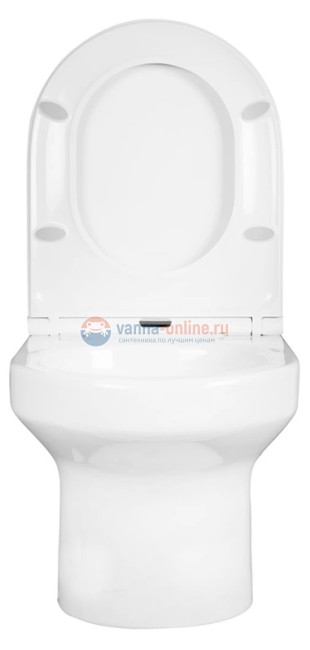 Унитаз подвесной Jacob Delafon Elite EDX114RU-00, безободковый c тонким сиденьем с микролифтом