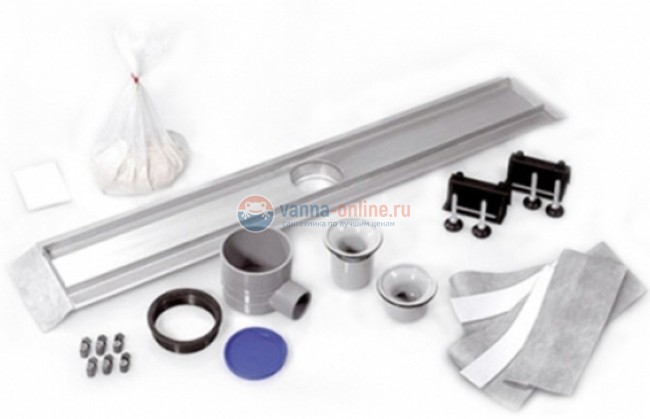 Дренажный канал MEPA 150301, 600 мм, в комплекте ножки, сифон 0,81л/с Дренажный канал MEPA 150301, 600 мм, в комплекте ножки, сифон 0,81л/с