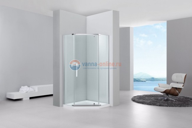 Душевой уголок Black&White Stellar Wind S305, 100 x 100 см