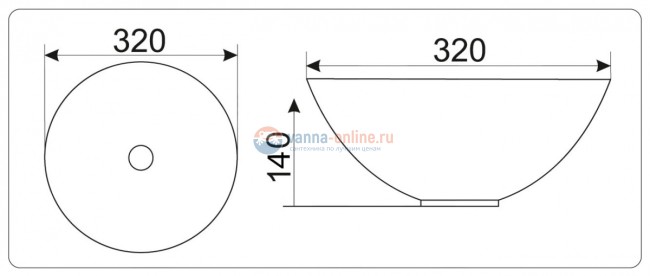 Раковина CeramaLux Серия MNC 487 накладная, под камень, серый Раковина CeramaLux Серия MNC 487 накладная, под камень, серый