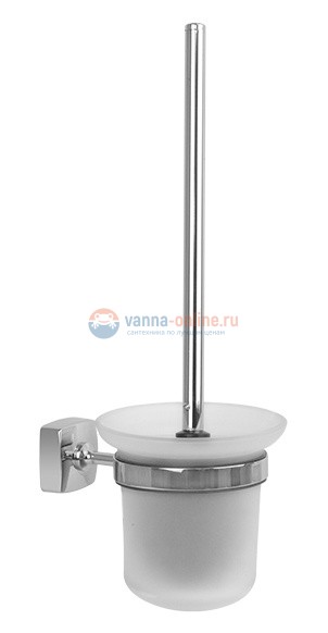 Ершик Fixsen Kvadro FX-61313А с дополнительной щеткой, хром Ершик Fixsen Kvadro FX-61313А с дополнительной щеткой, хром