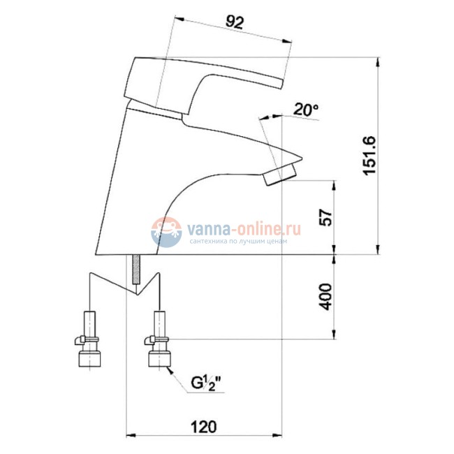 Смеситель Timo Beverly 0051F chrome для раковины Смеситель Timo Beverly 0051F chrome для раковины