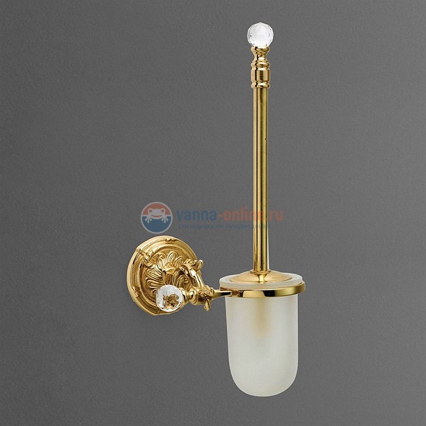 Ершик для унитаза Art&Max Barocco Crystal AM-1785-Do-Ant-C, античное золото Ершик для унитаза Art&Max Barocco Crystal AM-1785-Do-Ant-C, античное золото