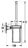 Ершик туалетный Grohe Grandera 40632000, хром