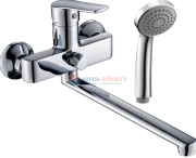 Смеситель Rush Balearic BA3935-51 для ванны и душа, хром