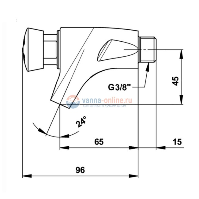 Кран порционный Presto 62120