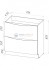 Тумба под раковину BelBagno Marino MARINO-800-2C-PIA-BL-P, 80 х 45 х 80 см, Bianco Lucido - белый глянец
