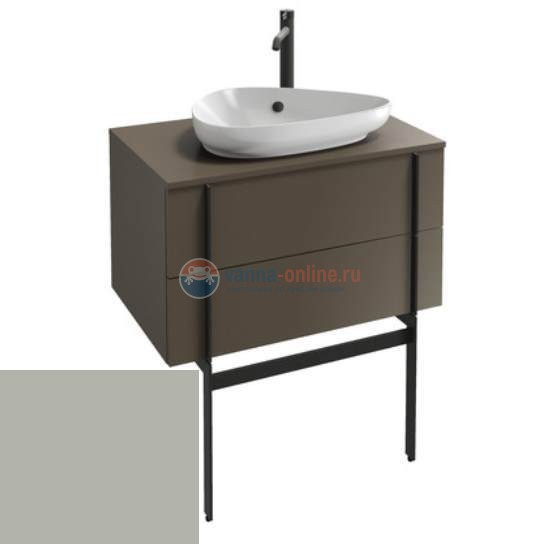 Тумба под раковину Jacob Delafon Nouvelle Vague 80 EB3039-S21, серый титан сатин