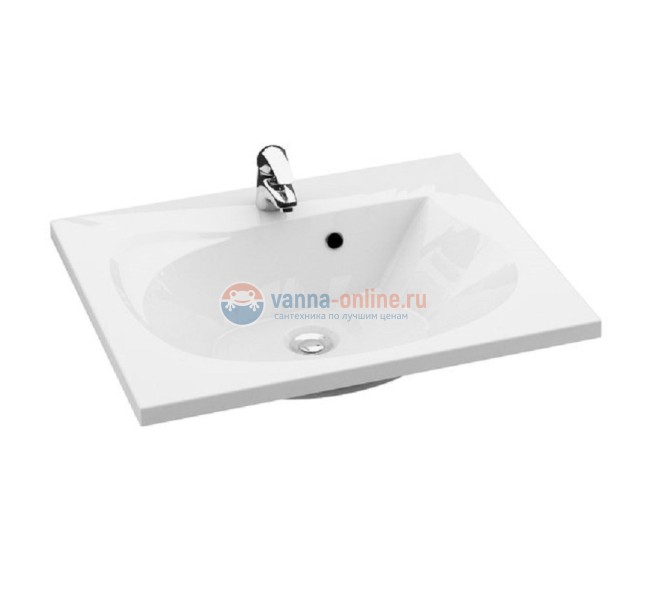 Раковина Ravak Rosa II XJ201160000, 60 х 49 см, цвет белый