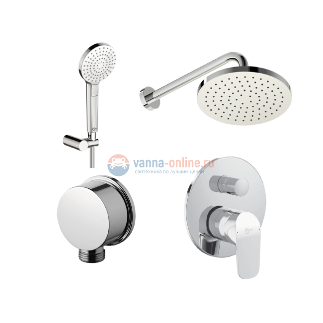 Душевой комплект Ideal Standard CERAFLEX BC447AA С ВНУТРЕННЕЙ ЧАСТЬЮ Душевой комплект Ideal Standard CERAFLEX BC447AA С ВНУТРЕННЕЙ ЧАСТЬЮ