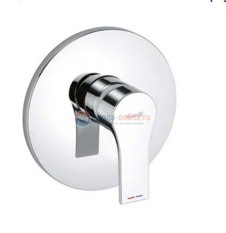 Смеситель Kludi Flexx.Boxx 486550565 для душа, внешняя часть, для 88011, хром Смеситель Kludi Flexx.Boxx 486550565 для душа, внешняя часть, для 88011, хром