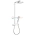 Душевая система Hansgrohe Raindance Select E 300 2jet ST Showerpipe EcoSmart 27283400, белый/хром Душевая система Hansgrohe Raindance Select E 300 2jet ST Showerpipe EcoSmart 27283400, белый/хром