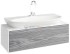 Тумба под раковину Aqwella Genesis 100, подвесная, миллениум серый, GEN0110MG