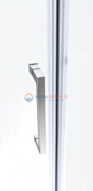 Душевой уголок Cezares Molveno-R-11-90+20-C-Cr-IV, 110 x 110 x 190 см, стекло прозрачное, хром