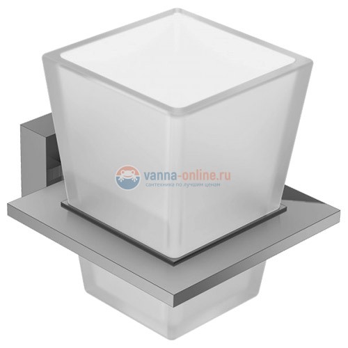 Стакан подвесной Jacob Delafon Mecanique стекло/хром E77866-CP