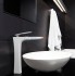 Смеситель Timo Helmi 4011/00-16F chrome white для раковины, высокий Смеситель Timo Helmi 4011/00-16F chrome white для раковины, высокий