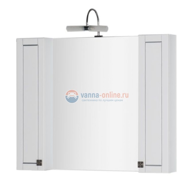 Зеркало-шкаф Aquanet Честер 105 00186084, цвет белый, патина золото Зеркало-шкаф Aquanet Честер 105 00186084, цвет белый, патина золото