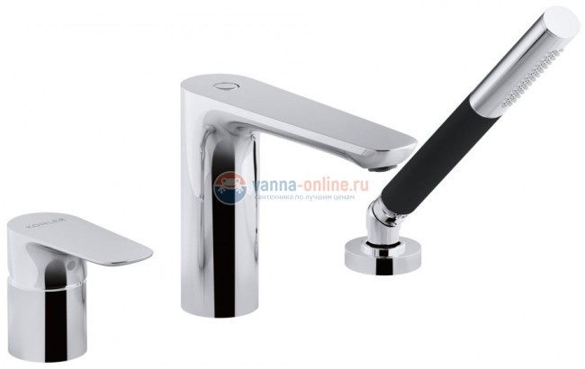 Смеситель Jacob Delafon Aleo для ванны и душа, хром E72292-CP Смеситель Jacob Delafon Aleo для ванны и душа, хром E72292-CP