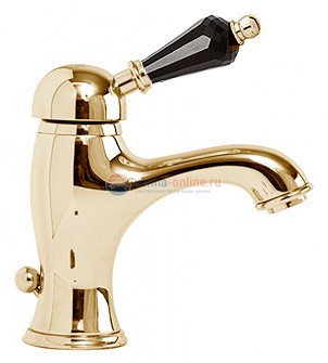 Смеситель Cezares VINTAGE-LSM1-03-Sw для раковины, золото, ручка Swarovski Смеситель Cezares VINTAGE-LSM1-03-Sw для раковины, золото, ручка Swarovski