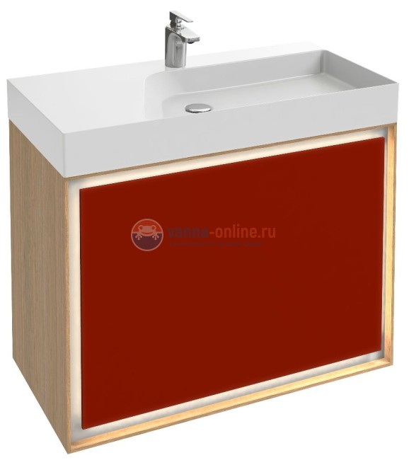 Тумба под раковину Jacob Delafon Rythmik Pure 90 см EB1771-M69, цвет магма матовый Тумба под раковину Jacob Delafon Rythmik Pure 90 см EB1771-M69, цвет магма матовый