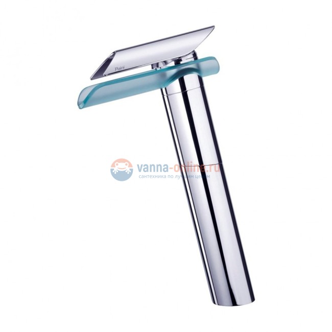 Смеситель для кухни Paini Morgana, хром, излив стекло
