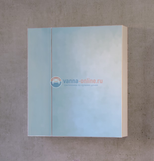 Зеркальный шкаф Raval Quadro/Fest Qua.03.75/W, 75 см