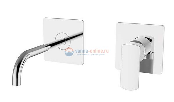 Смеситель для раковины Cezares FLORIAN-BLS1-01-W0, встраиваемый Смеситель для раковины Cezares FLORIAN-BLS1-01-W0, встраиваемый