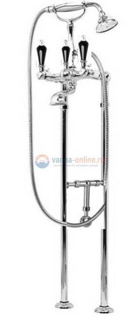 Смеситель Cezares Diamond VDPS-01-Sw цвет хром, ручки Swarovski