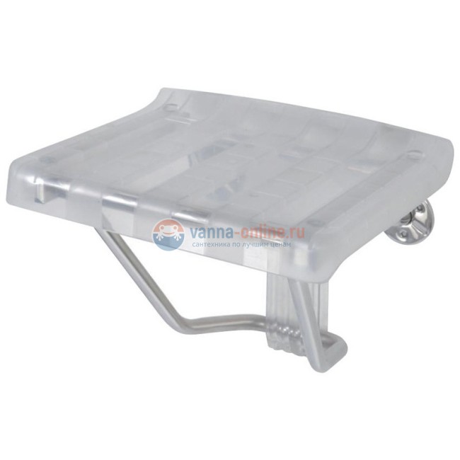 Откиднoe сидeнье для душа Bemeta Help 326325056 38 см, белый, хром глянцевый Откиднoe сидeнье для душа Bemeta Help 326325056 38 см, белый, хром глянцевый