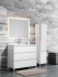 Тумба с раковиной Sanvit Авеню-3 kavenu3120, 120 см напольная, белый глянцевый