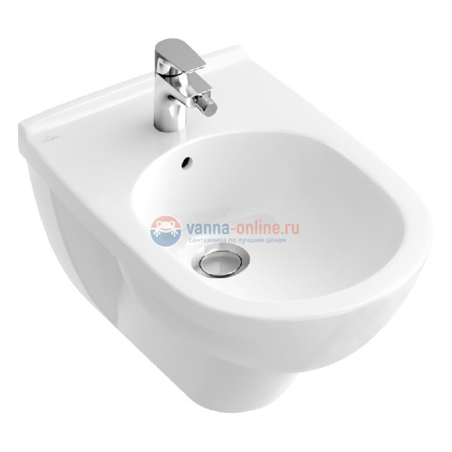 Биде Villeroy&Boch O.novo 5460 0001, подвесное Биде Villeroy&Boch O.novo 5460 0001, подвесное